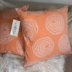 Pair of Lazy Boy toss pillows